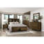 Table de chevet 1Pc de meubles de chambre à coucher à l'esthétique rustique 2X tiroirs 1Pc