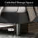 Hegg Linen Tufted Upholstered Platform Bed with Wood Slats Headboard Included