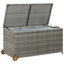 WFX Utility 120cm W 50L Water Resistant Wicker Deck Box with Wheels-1356098480