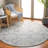 Rashea Ebony Hand Tufted Wool Cotton Floral Rug in Blue/Ivory-89984987