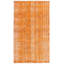 Tapis orange en laine noué à la main de conception unique 2000 pi 3 pi 8 po x 6 pi 11 po Oene