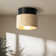 Solara 1 - Light Dimmable Nordic Natural Stone Flush Mount Ceiling Light