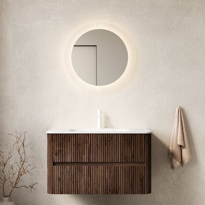 Single Bathroom Vanity with Stone Top