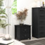 Isenbert 21.9" 2 Drawer Nightstand-405856733