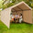 10' W x 20' D Garage