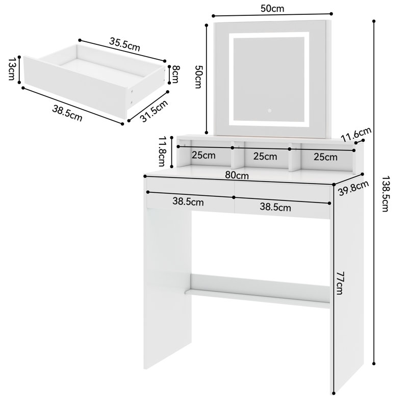 Dressing Table, White