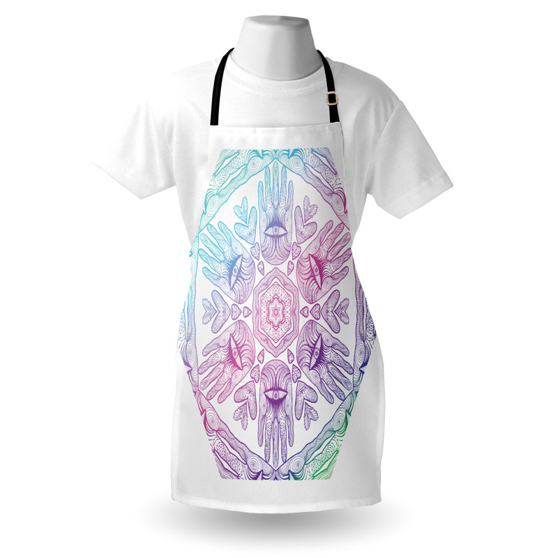 No Pattern Bib Apron