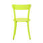 Mobilier de bistro vert lime, structure en fer thermolaqué, 2 chaises et 1 table incluses, conçu pour l'extérieur, tendance et