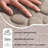 Pebbles 3D Contour Mat Microfiber Memory Foam 20' x 20"-95851263