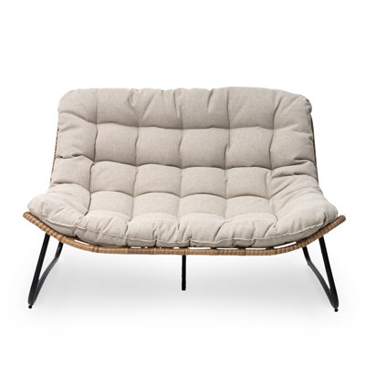 Lelsie 53.15" Wide Patio Loveseat by Red Barrel Studio