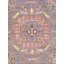 Khotan Hand Knotted Wool Geometric Area Rug in Gray/Rose