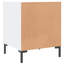 Menpal 40cm W Iron Bedside Table-1046406754