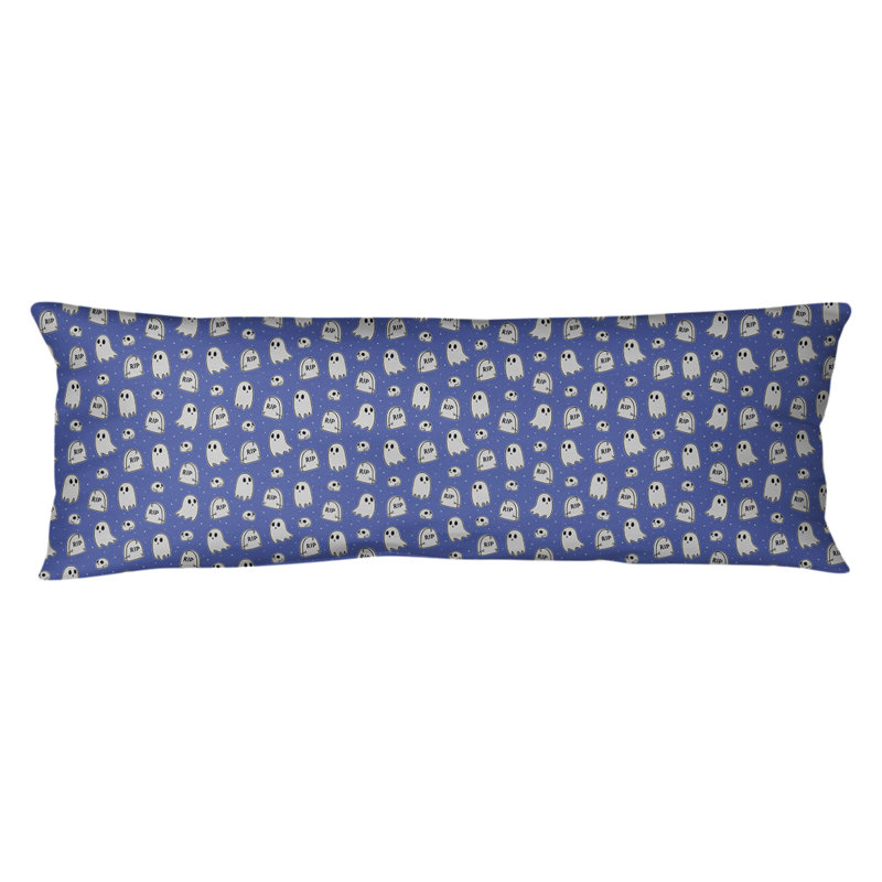 Oreiller rectangulaire, Bourre en polyester, Molleton moelleux, bleu