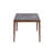 Engineered Stone Top & Walnut Finish Dining Table