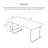 High-End Light Luxury Computer Desk with Sintered Stone Top-241289615-241289600
