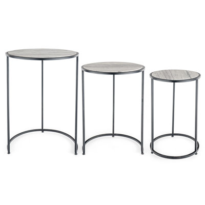 Stone Top Nesting Tables