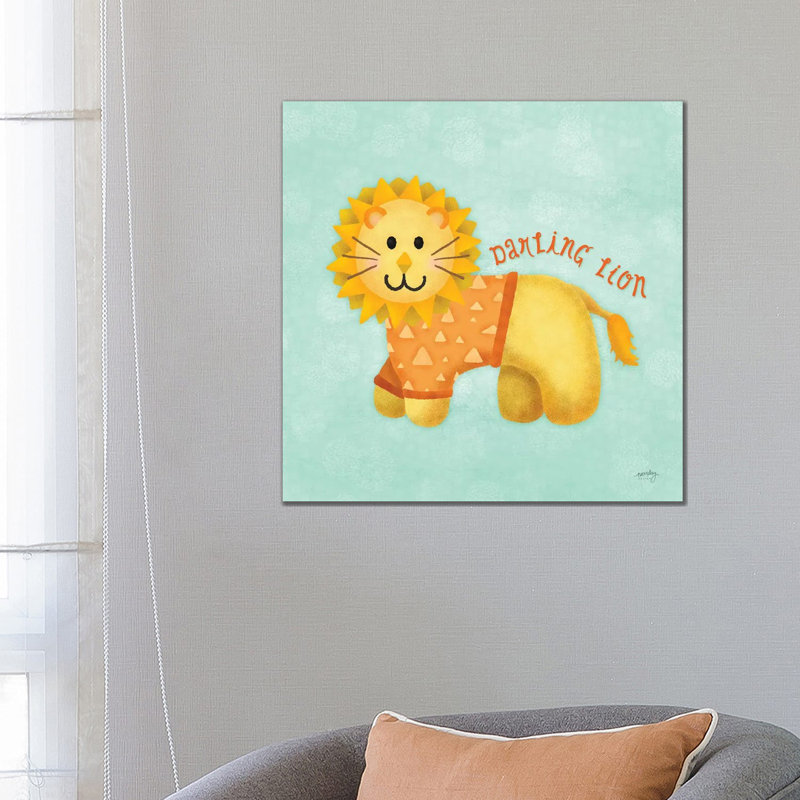 Baby Safari II 1 Piece Wrapped Canvas Wall Art, 66.04 cm H x 66.04 cm W x 3.175 cm D