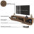 Callysta Floating TV Stand Up to 78" TV's Wall Mounted Media Console-858764466