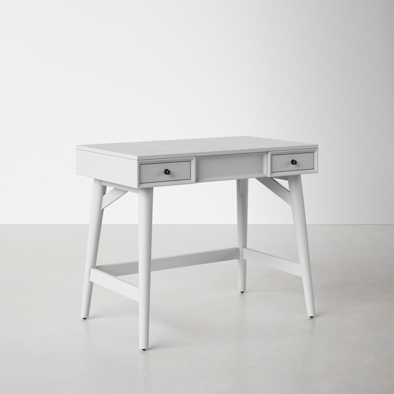 Williams Vanity with Mirror, White