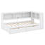 Lit de jour avec deux tiroirs de rangement, armoires de rangement et ports USB-754406638