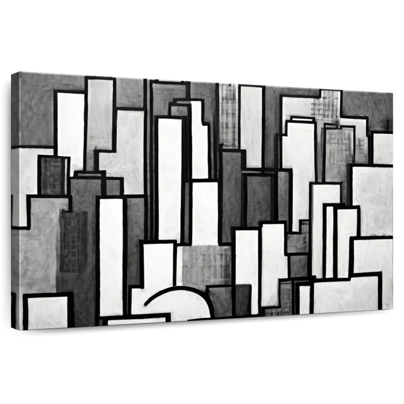 Kavia Atlanta Cityscape BW, H 20 po x l 30 po
