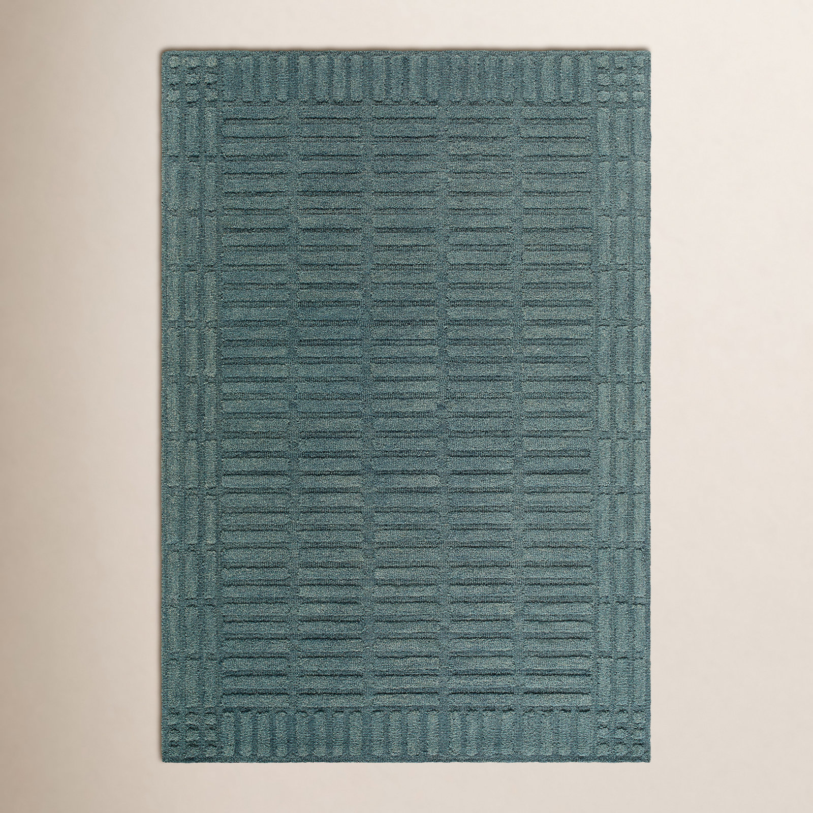 Wright Hand-Tufted Patterned Geometric Rug, Rectangle 9' x 12'