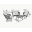 Durazo 4 Seater Dining Set with Cushions