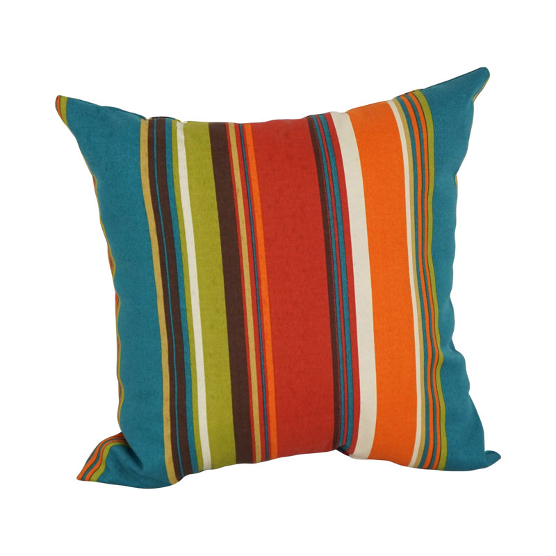 Blazing Needles Indoor/Outdoor Throw Pillow, Westport Teal