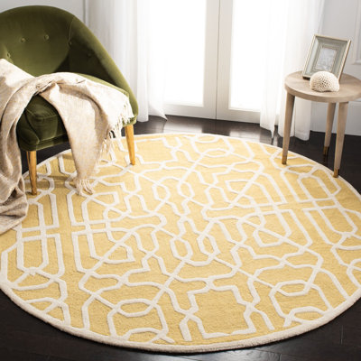 Tapis en laine touffeté à la main Cannen