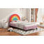 Lit plateforme tapissier Rainbow Design