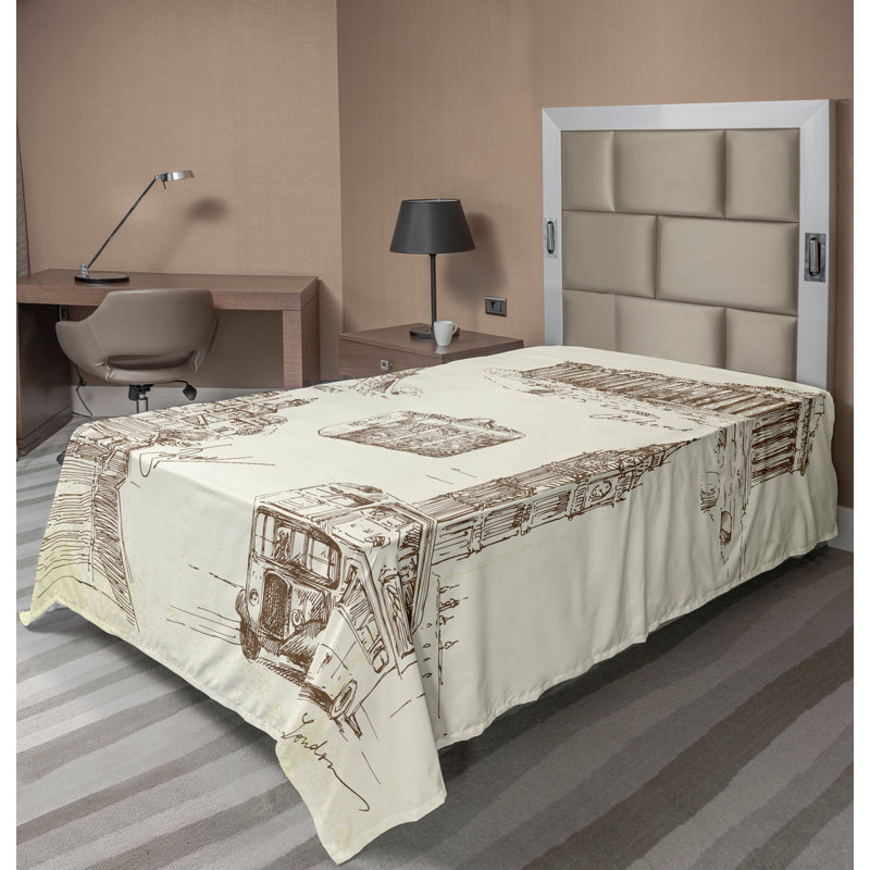 Drap-housse Ambesonne, Drap plat simple