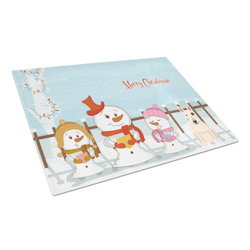 Planche à découper carol en verre Carollynn, Blanc