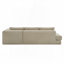 Canapé modulaire en L avec coussins double couche-325245267