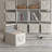 Fabric Storage Bin with Lids and Handles, Organizer Box Set for Closet, Mudroom, Dorm-820223215-813930656