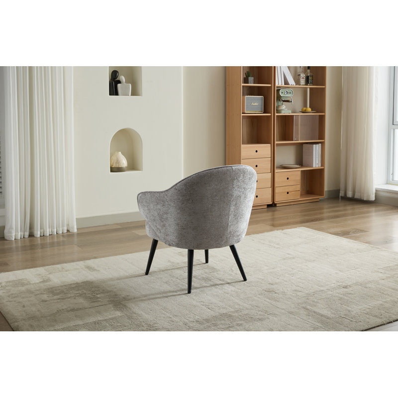 Upholstered Side Chair, Grey