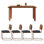 Retro And Elegant Rectangular Dining Table