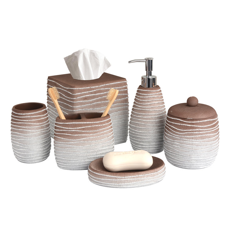 Dorina 6 Piece Bathroom Accessories Set House of Hampton