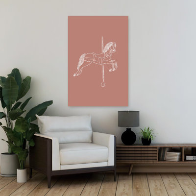 Art contemporain, art abstrait cheval contemporain