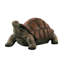 Statue de tortue de marche en béton / MgO brune et noire de L 28 po Xbrand, décorations d'intérieur ou d'extérieur, sculptures de jardin, statue de jardin tortue