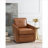 Brown Leather Aire Swivel Chair W/Glider
