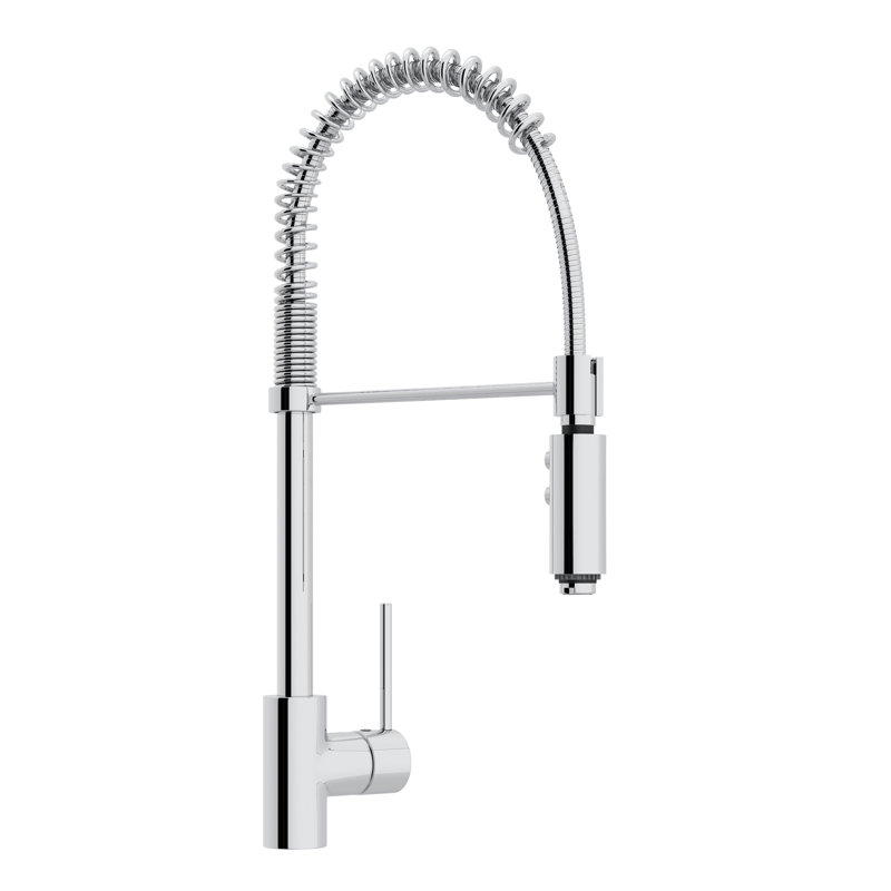 Pirellone Pull-Down Kitchen Faucet, Polished Chrome