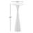 Raffaella 22" H x 9.5" W Round Metal Pedestal Side Table-1047163652