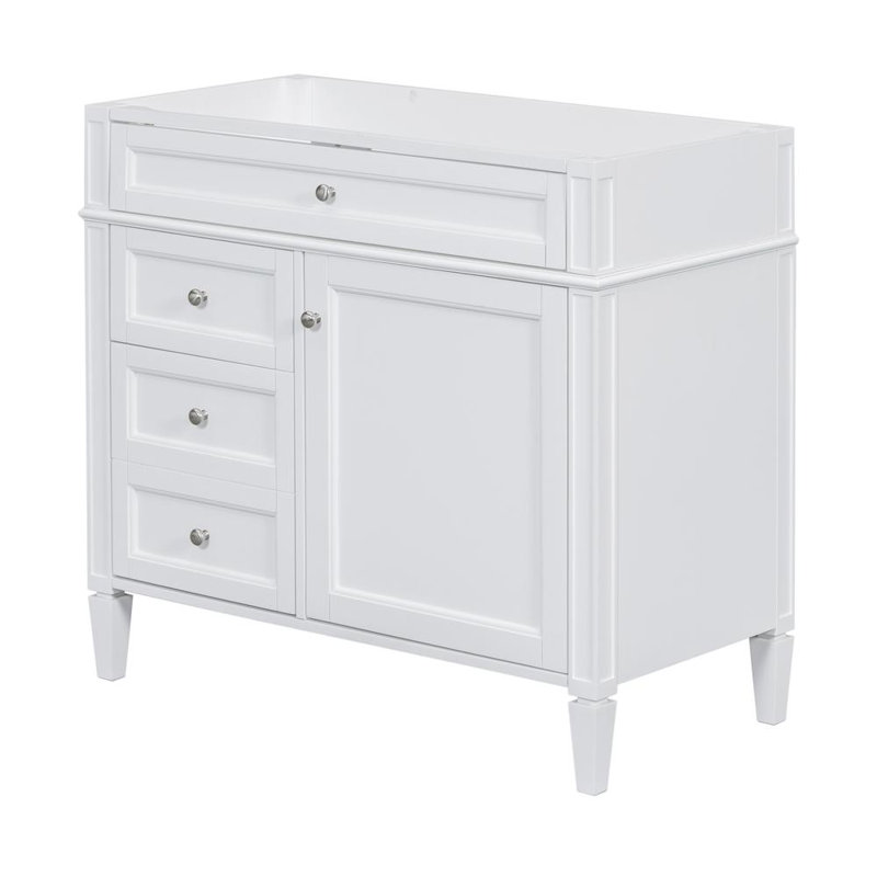 Bathroom Vanity Without Sink (White)