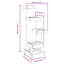 Anzell 103cm H Cat Tree-875012756