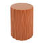 Table d'appoint sculpturale texturée Wave MGO avec conception pré-assemblée et capacité de 66 lb-2354306