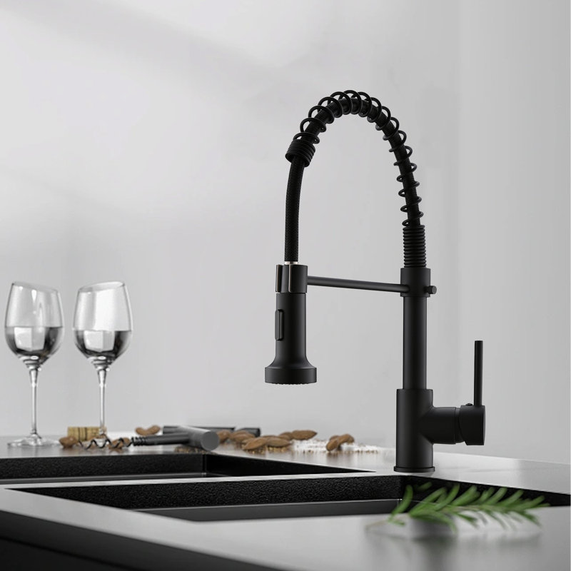 Pull Down Single Handle Kitchen Faucet