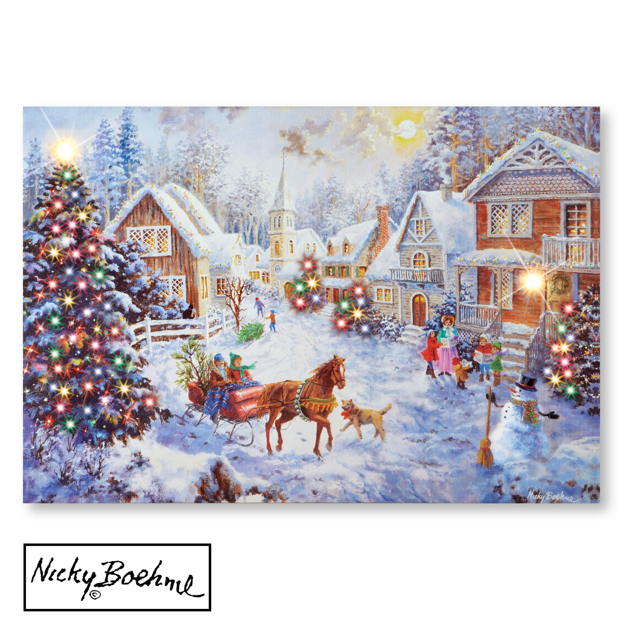 The holiday aisle merry christmas village decorative accent reviews
