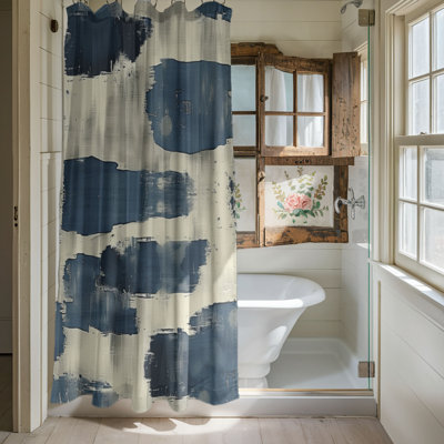 Rideau de douche Blue Arcs - Premium