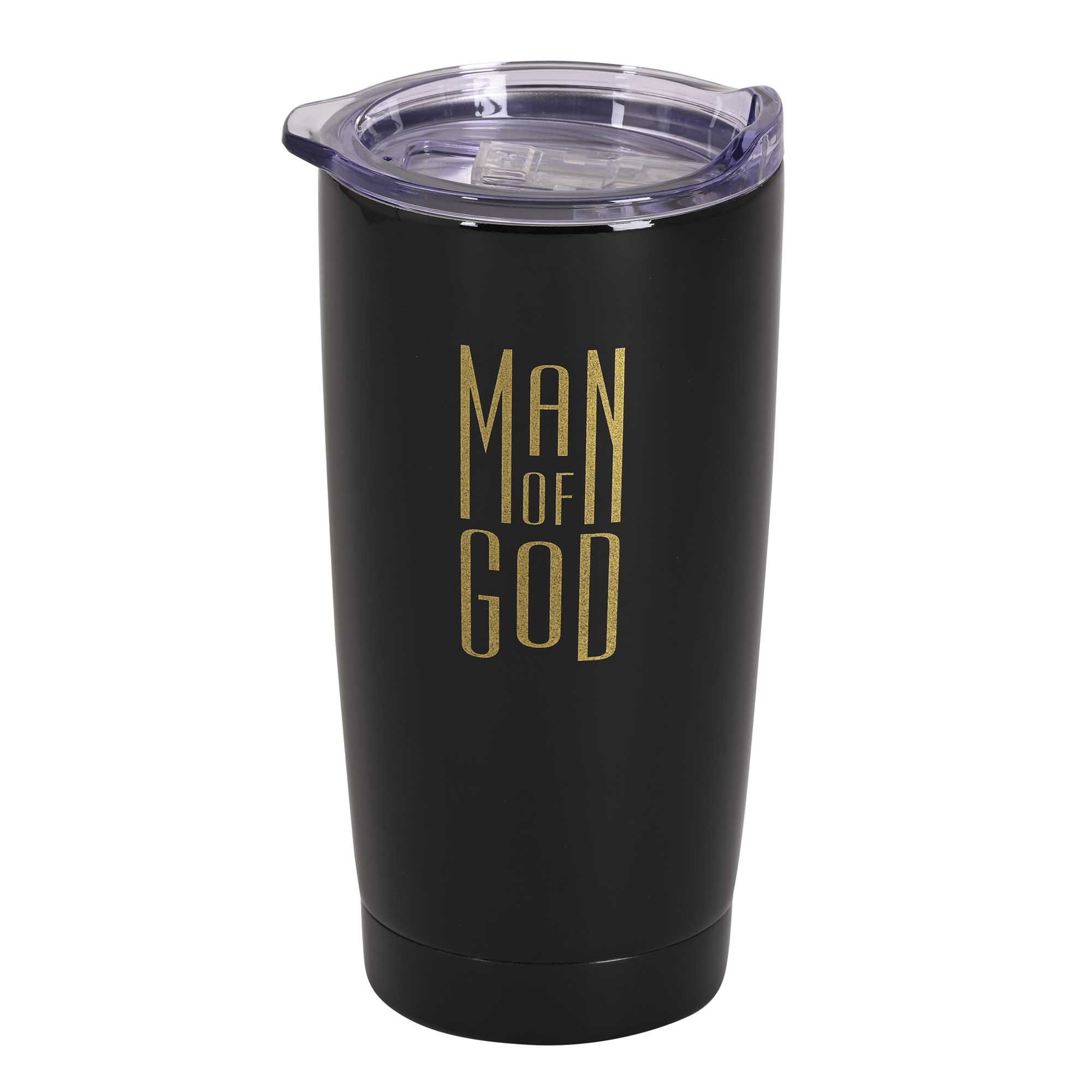 Dicksons 8 x 4 in. 30 oz Man of God Stainless Steel Tumbler with Lid