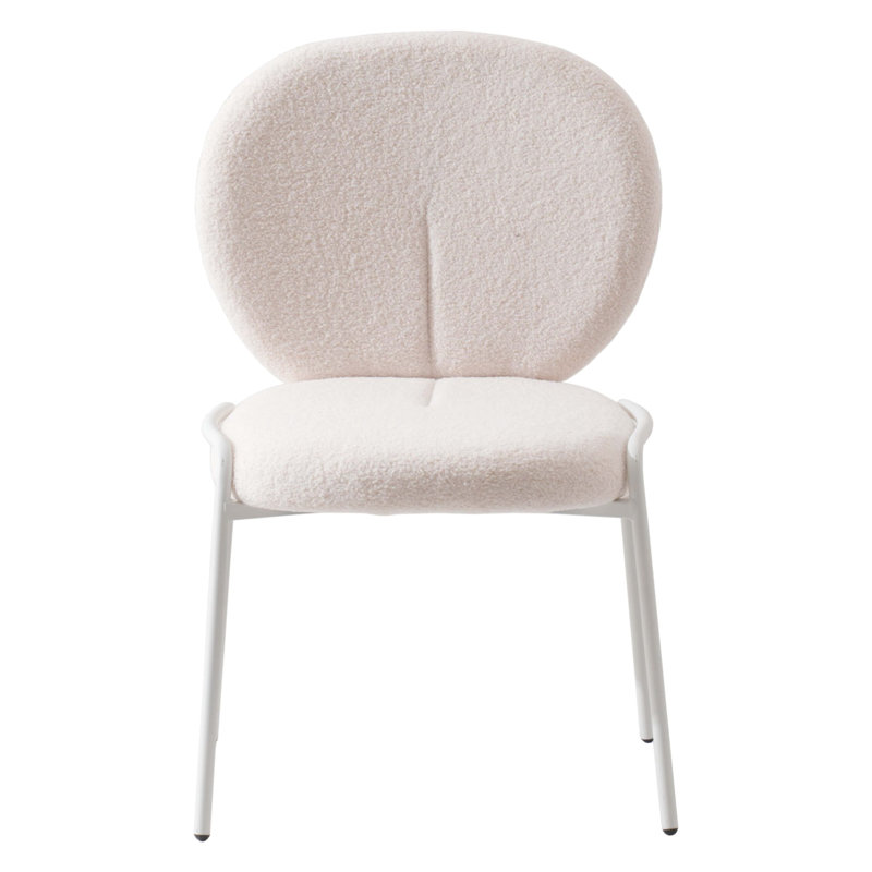 Chaise d'appoint Amelia, Blanc